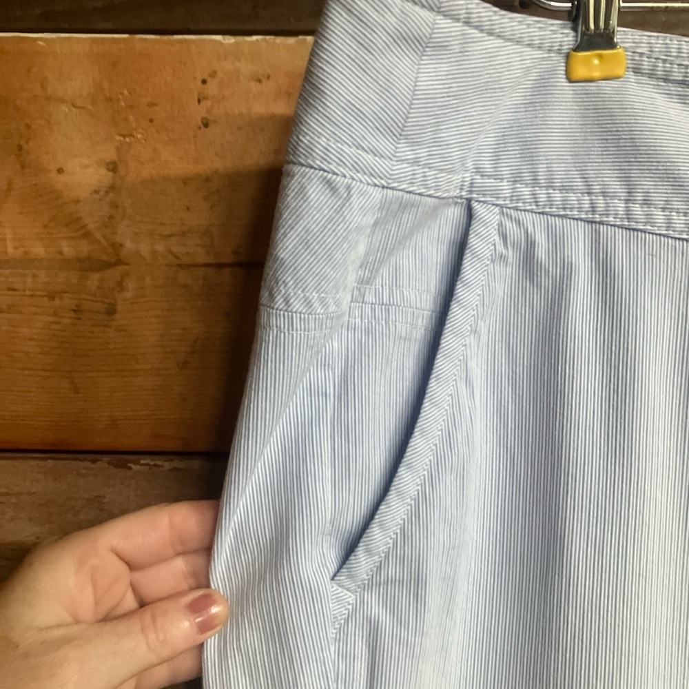 Rafaella Blue Capri Pants or long shorts Lightweight Summer Style 20W - Picture 2 of 10